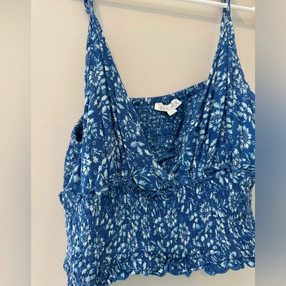 Blue Crop Top - Picture 3 of 5